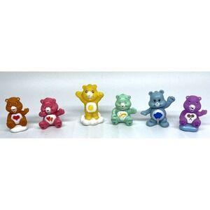 Care Bears‎ Figures Cake Toppers LOT of 6 TCFC Hasbro Some Vintage